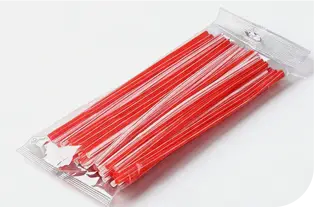 Printed Film Straw Packs